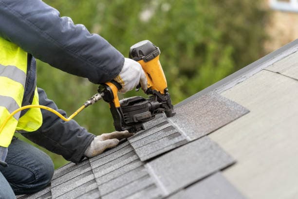 New roof installation